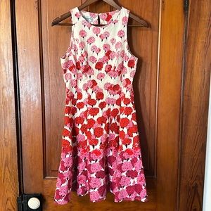 Adorable pink floral dress, size 8P